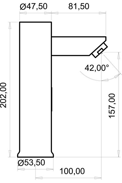 Prestij Fotoselli / Sensörlü Lavabo Bataryası Option Çift Su Girişli