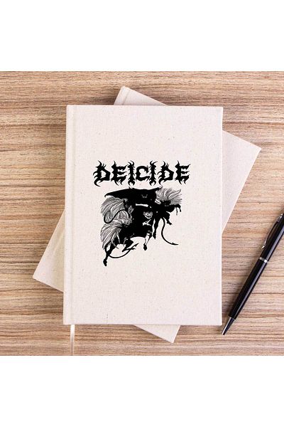 Z zepplin Caiet de pânză fără căptușeală Deicide Band Metal Slayer