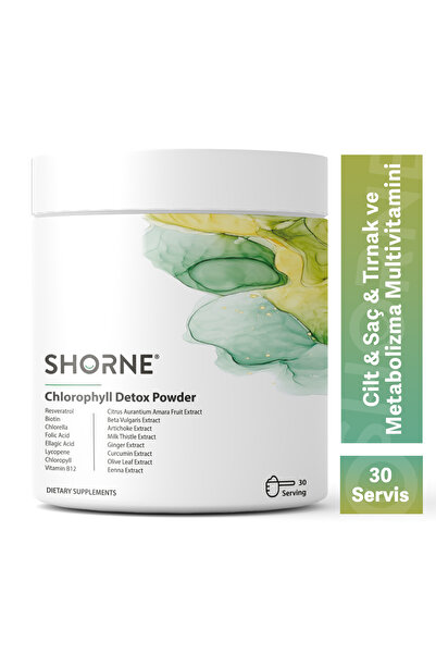 Shorne Chlorophyll Detox Powder - Detox Food Supplement Containing