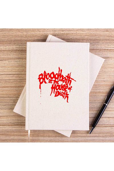 Z zepplin Σημειωματάριο Bloodbath House Death χωρίς επένδυση από καμβά