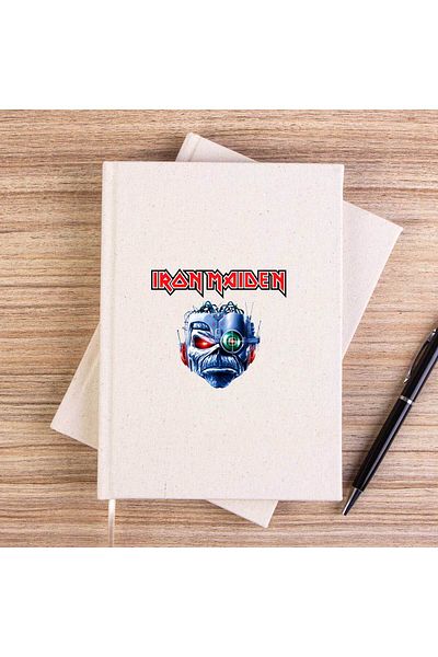 Z zepplin Caiet de pânză fără căptușeală Iron Maiden Bionic