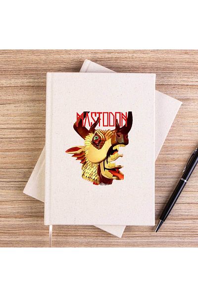 Z zepplin Mastodon The Hunter Caiet de pânză fără căptușeală