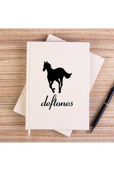 Z zepplin Caiet de pânză Deftones Pony fără căptușeală