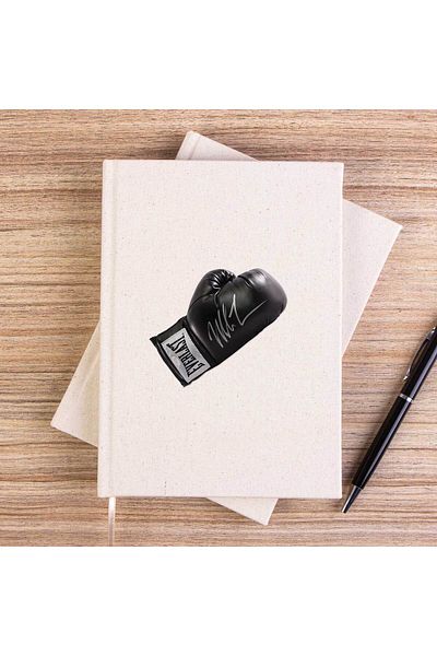 Z zepplin Mănuși de box negre Caiet de pânză fără linii