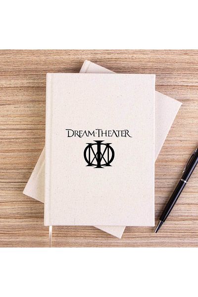 Z zepplin Caiet de pânză fără căptușeală cu logo Dream Theater