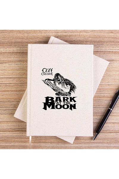 Z zepplin Ozzy Osbounre Bark At The Moon Caiet de pânză fără căptușeală