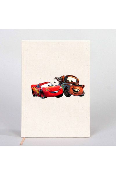 Z zepplin Caiet de pânză fără căptușeală Lightning McQueen și Tow Mater Cars
