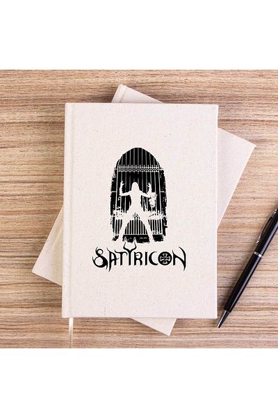 Z zepplin دفتر ملاحظات قماشي غير مبطن من Satyricon