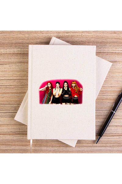Z zepplin دفتر ملاحظات قماشي غير مبطن من Blackpink Group