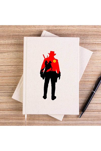 Z zepplin Red Dead Redemption 2 كاوبوي دفتر قماش غير مبطن