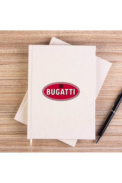 Z zepplin Caiet de pânză fără căptușeală cu logo Bugatti 3B