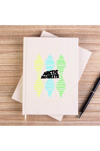 Z zepplin دفتر ملاحظات قماشي غير مبطن من Arctic Monkeys Steep Wave