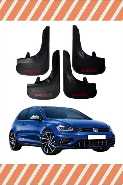ALPAX OTOMOTİV Volkswagen Golf 7 Racing - Set of 4 Dust Holders and Leggings