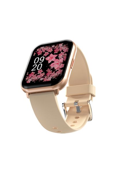 HiFuture Zone2 Bluetooth 5.2 IP68 1.96 inç Arama Özellikli Nabız Spor Takibi 50mm Akıllı Saat Rose Gold
