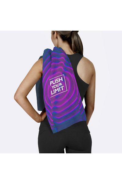 The Lucid Lab Push Your Limit Sports Towel