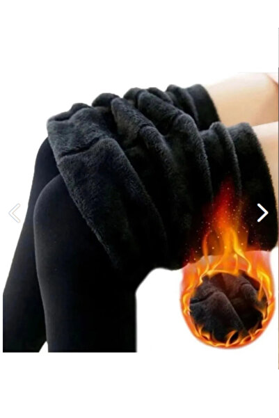 miresa Γυναικείο Μαύρο Thermal βελούδινο Fleece Raised Thermal εσώρουχο καλσόν