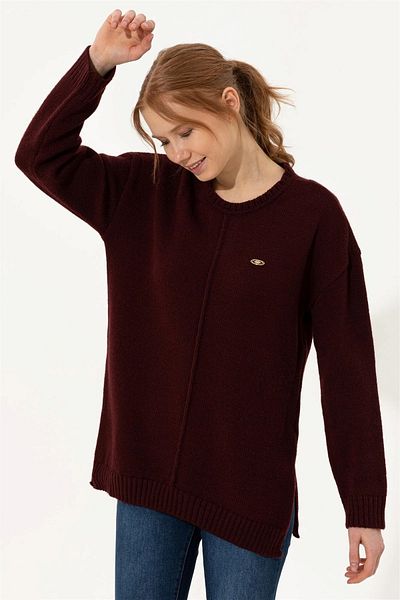 U.S. Polo Assn. Pulover de damă Bordeaux