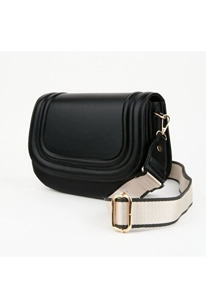 Givenza Women's 5 Compartment Lined Covered Snap Closure Handbag and Shoulder...