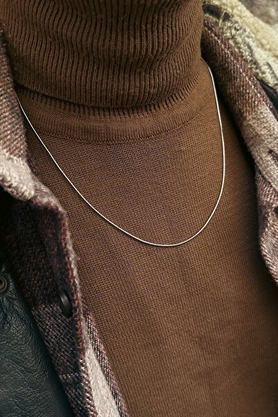 CAPO by Aytaç Yamaç سلسلة إيطالية من الفولاذ المقاوم للصدأ - لون فضي