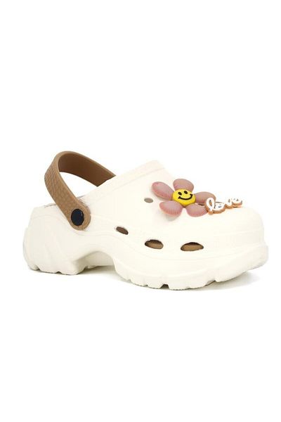 Riva High Sole Orthopedic Removable Inner Nurse Doctor Seaside Cook Love Figure Slippers