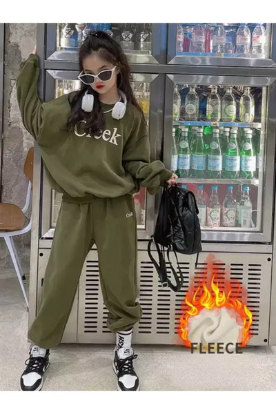 Keywest Σετ φόρμας φούτερ από βαμβακερό κοστούμι με στάμπα Child Creek