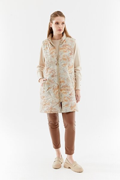 NPRIVE NPRIVE - سترة مبطنة بنمط الذهب