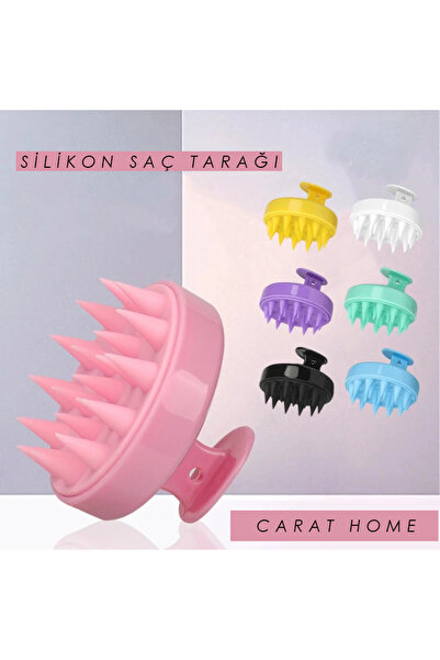 Carat Home Μαλακή δερμάτινη χτένα ντους σιλικόνης