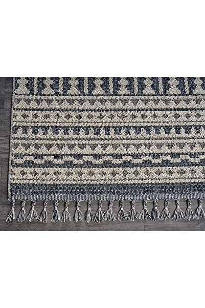 GÜMÜŞSUYU Deco Delta 12158 U10 155*230 Mavi Renk Halı