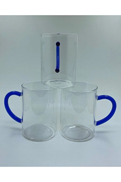 Decorland 3-Piece Borosilicate Glass Cup 400ml