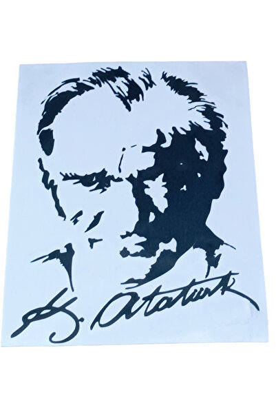 POLATLI OTO AKSESUAR Mustafa Kemal Atatürk Stikir Yapışkan 15x20