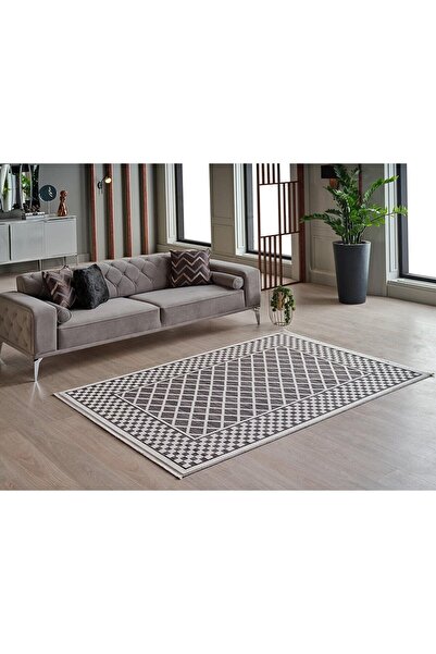 GÜMÜŞSUYU Pera 13318 - 160x230 Siyah Antitoz Salon Halısı