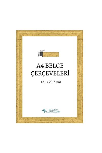AS TİCARET A4 Frame 1stClass 22mm(color:gold)