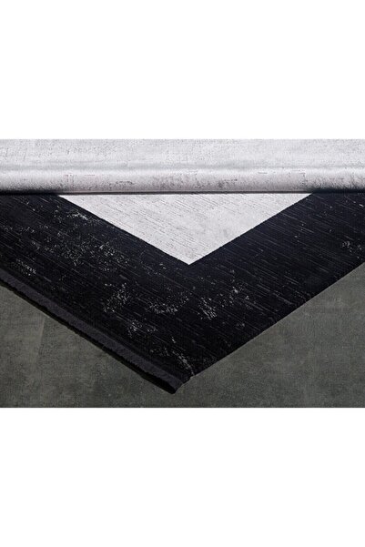 GÜMÜŞSUYU Black & Brown 11321 Gri Doğal Iplik Viskon Halılar Modern Halılar Salon Halıları