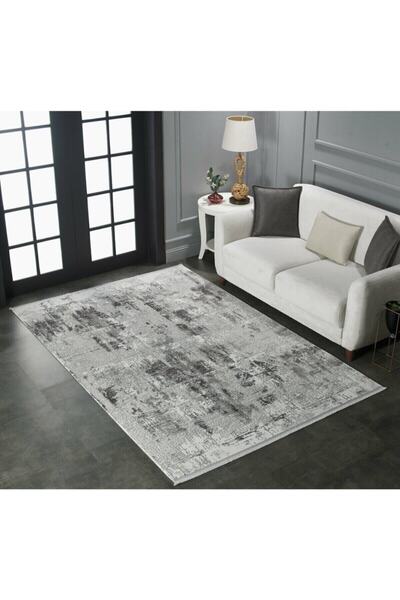 GÜMÜŞSUYU Yüksek Kalite Viera 11605 Gri Modern Salon Halısı