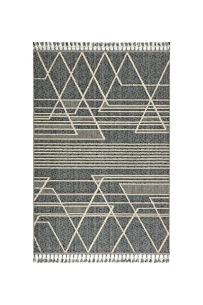 GÜMÜŞSUYU Deco Delta - 12143 Mavi Antitoz Polipropilen Dekoratif Geometrik Mu...