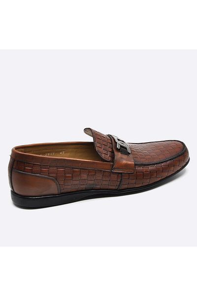 Fosco Genuine Leather Loafer Casual Men's Shoes Tan 2919