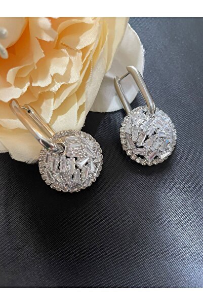 MFM STORE HALKA KÜPE YUVARLAK TAŞ DETAYLI