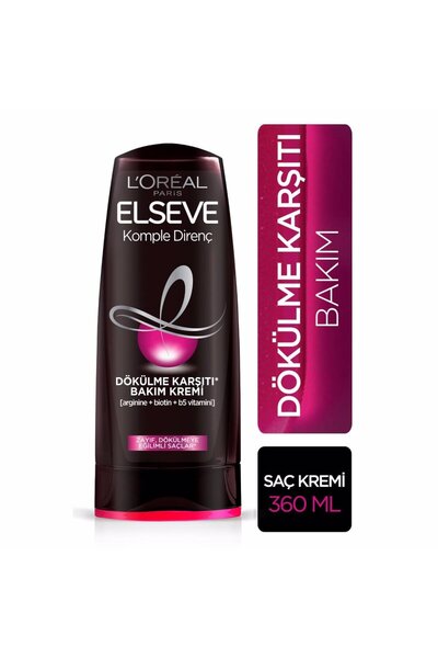 ELSEVE L'oréal Paris Elseve Komple Direnç Dökülme Karşıtı Bakım Kremi 360 ml