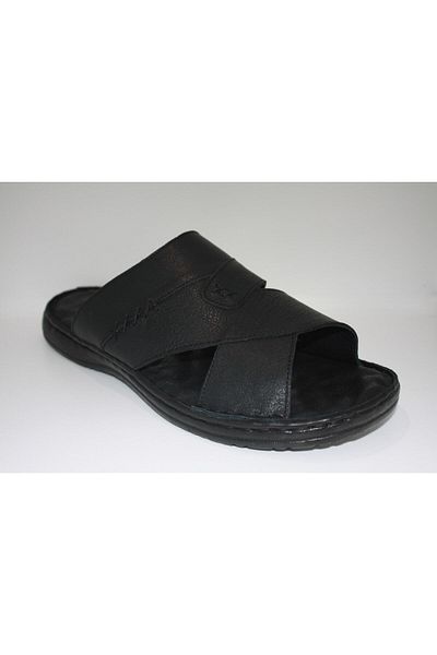 FC SCHNITZER Men's Orthopedic Genuine Leather Beach Sandals