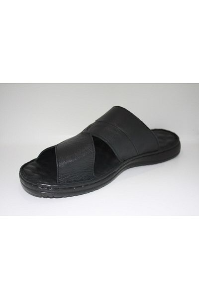 FC SCHNITZER Men's Orthopedic Genuine Leather Beach Sandals