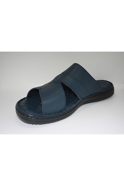 FC SCHNITZER Men's Orthopedic Genuine Leather Beach Slippers