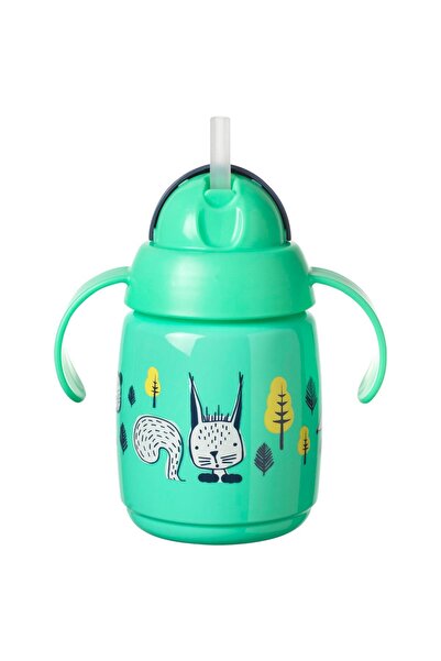 tommee tippee Superstar Easy Drinking Cup with Straw Green 300 Ml