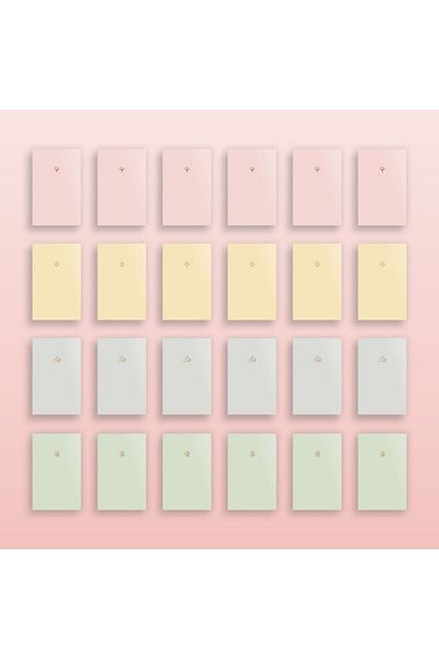 AKILLICA Notebook 24 Notebook Set Pastel Notebook Set Unlined Notebook 10,5x15cm