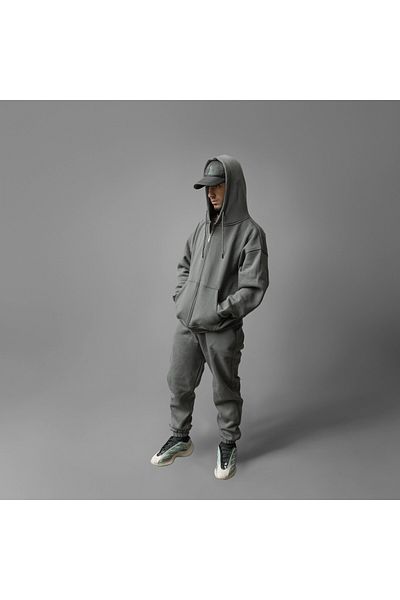 Zec Style Σετ αθλητική φόρμα Basic Oversize με φερμουάρ