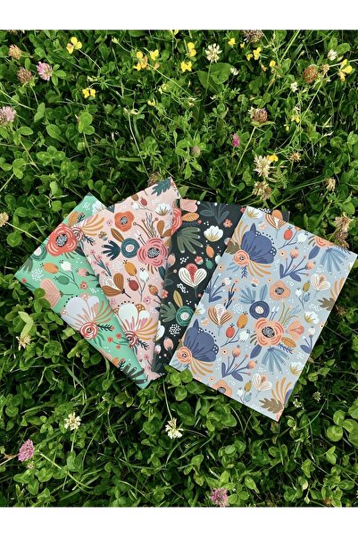 AKILLICA Unlined Notebook Set 4 Pieces 10x15cm Notebook Set Gift Notebook