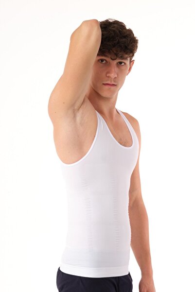 Inner Vision Tight Fit Men's Sports Corset, Athlete, Supporting the Back, Firming the Abdominal and Waist Area