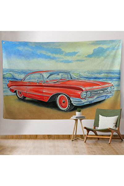 Harita Sepeti Настінне покриття Класичний автомобіль Якісний полотно настінни...