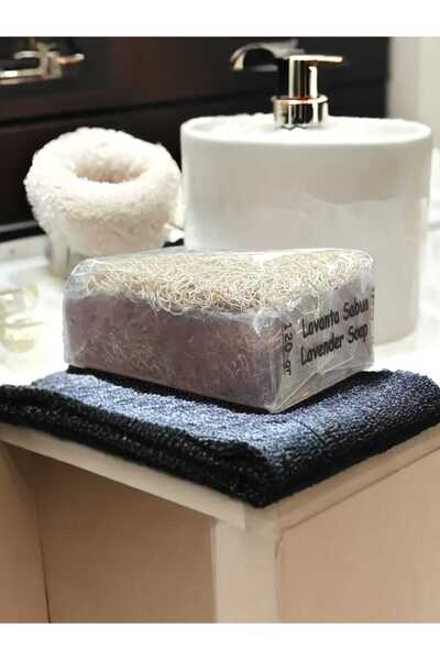 Ayana Cosmetic صابون صلب من ألياف اليقطين بخلاصة اللافندر الطبيعي 120 جرام