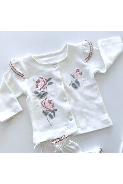 Eda Baby قبعة لورا كشكش 5 قطع إصدار المستشفى