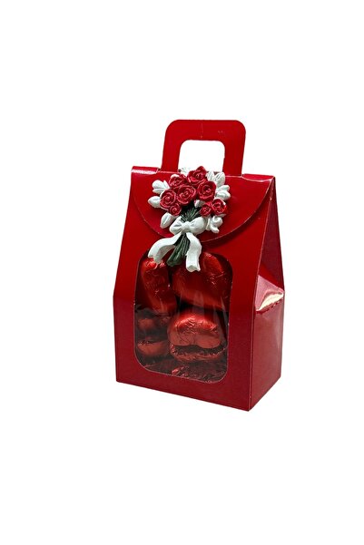 HİSAR ÇİKOLATA Kırmızı Mini Kalpli Çikolata